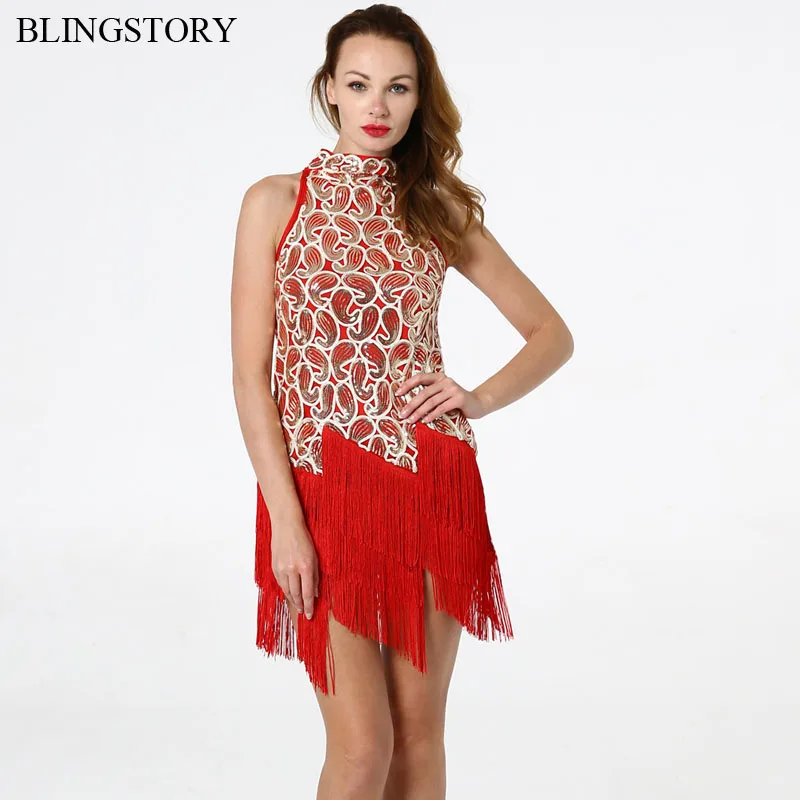 BLINGSTORY летнее Хлопушки вышивка с высоким плотно облегающим шею воротником