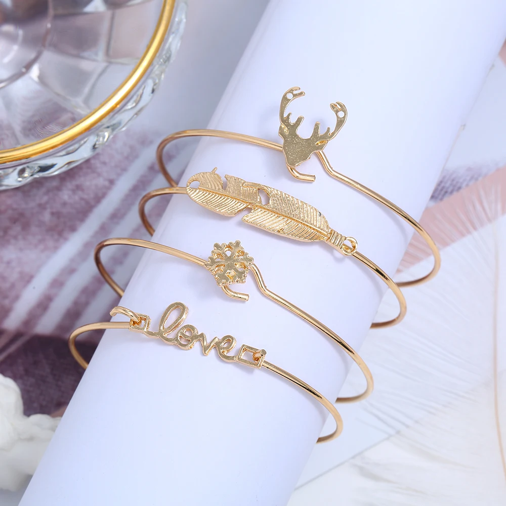Новинка Модный популярный Браслет манжета с покрытием из розового золота