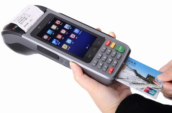 Android Мобильный прочный pda pos терминал NFC/IC кардридер сканер штрих кода со