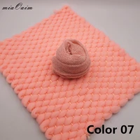 handmade blanket4540cmwith high streched wrapsfull setfor newborn baby photography props top layer basket filler show gift