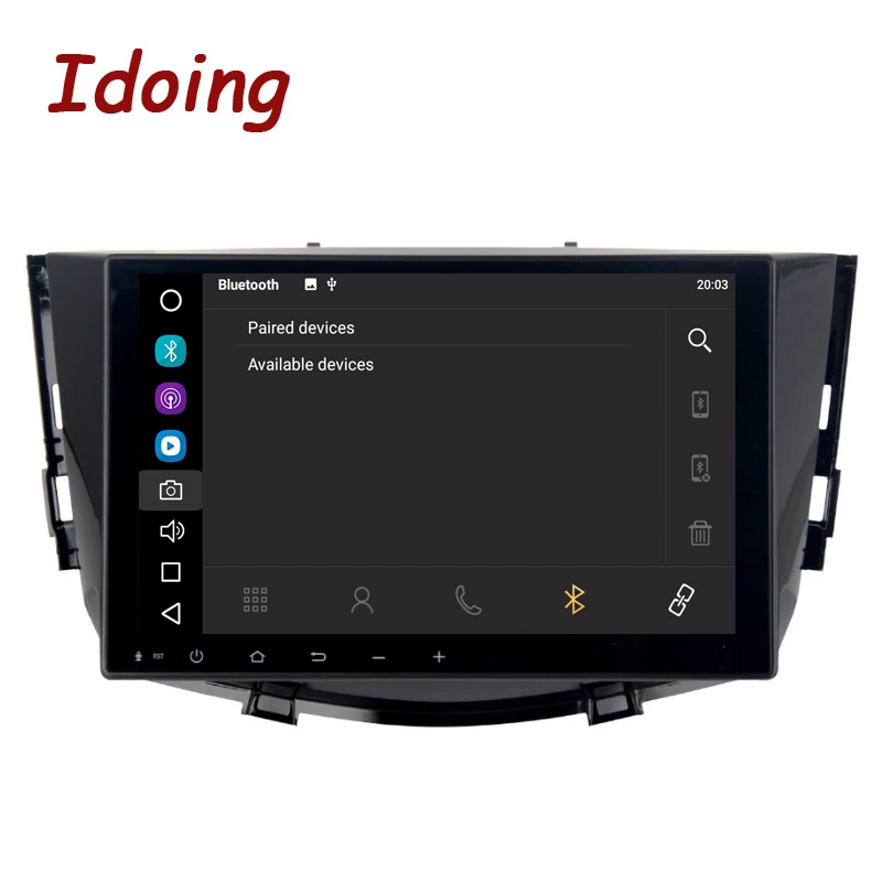Idoing 1Din 9 дюймов Android8.0/7 1 автомобильный мультимедийный плеер Fit Lifan X60 2011 2015 руль 8