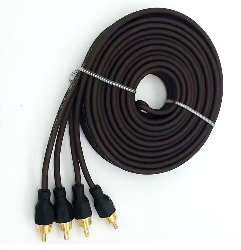 Новинка 2017 г. сплиттер Y-образной формы RCA для разъема автомобильного аудиокабеля