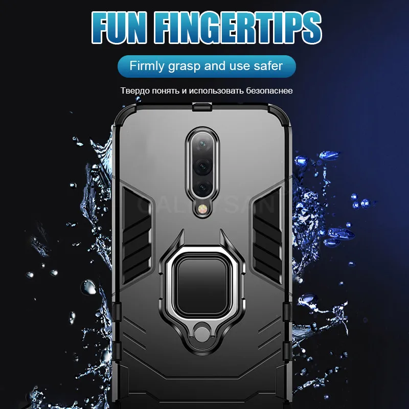 Роскошный бронированный силиконовый чехол-бампер для Oneplus 6T 7 Pro противоударный