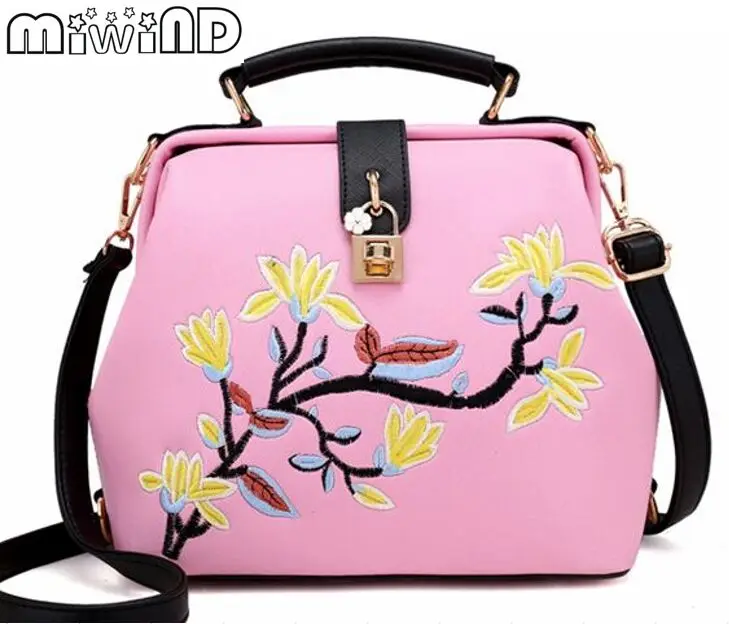 Miwind F национальный цветок магнолии вышивка замок сумки Многоцелевой Мода новое