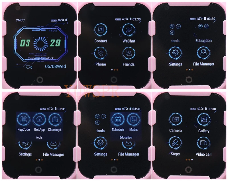 4G умные детские часы-трекер gps LBS расположение wifi точка доступа видео вызов камера Дети отслеживание умные часы DF39