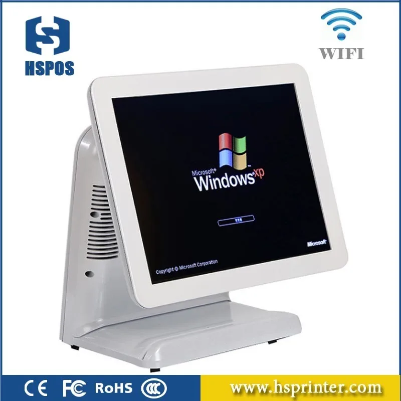 15 Inch POS сенсорный Экран Системы Поддержка Термальность принтер денежный ящик