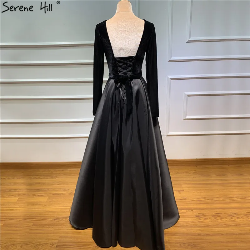 Черное бархатное сексуальное вечернее платье с глубоким v образным вырезом