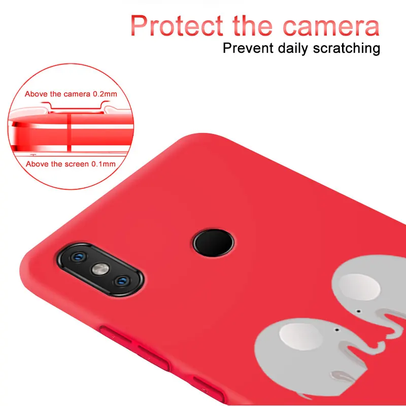 Для Xiaomi Redmi 6 6A Pro Go Матовые чехлы для телефонов Mi A2 Lite Max 3 силиконовая задняя крышка