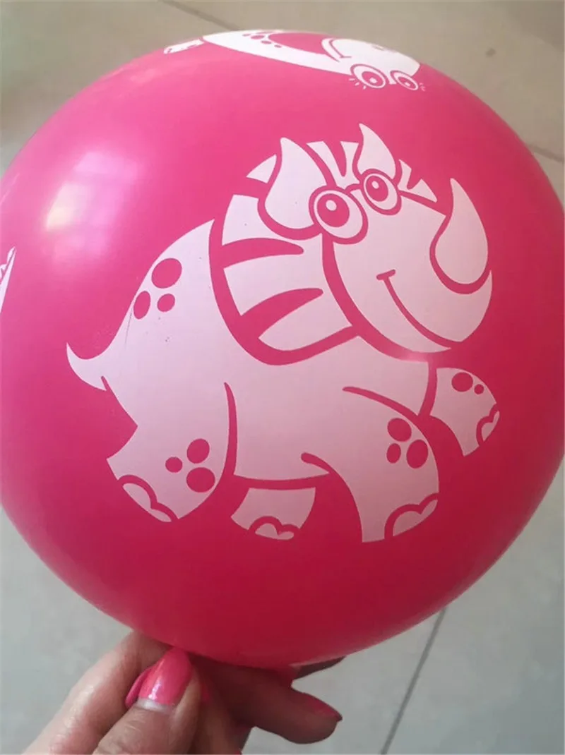 ZHEYIKE 20 шт./лот Латекс шары динозавр Baby Shower Детская день рождения украшения Парк