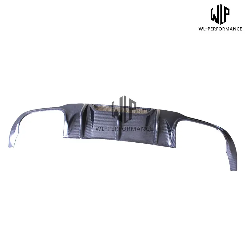 W204 V стиль карбоновое волокно задний диффузор для губ автомобильный Стайлинг