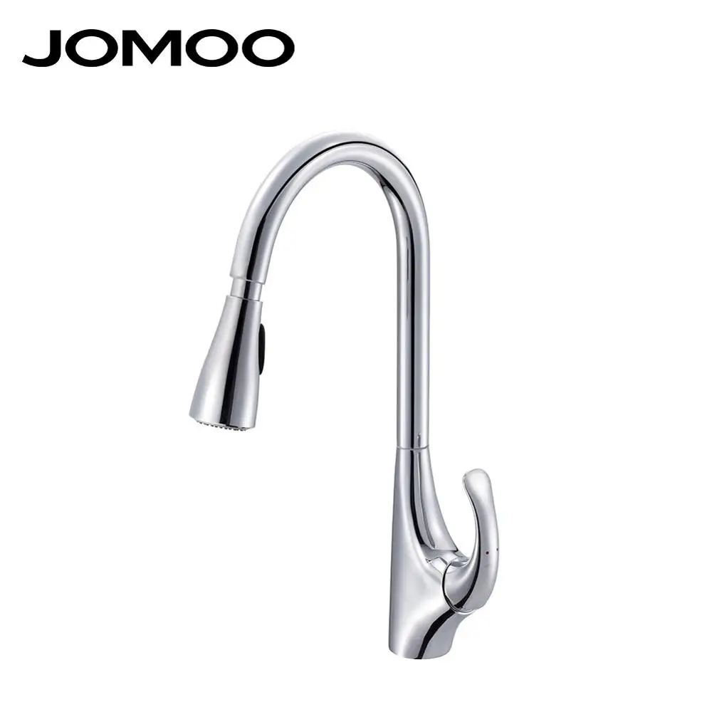Выдвижной кухонный кран JOMOO хромированный смеситель высокого давления с