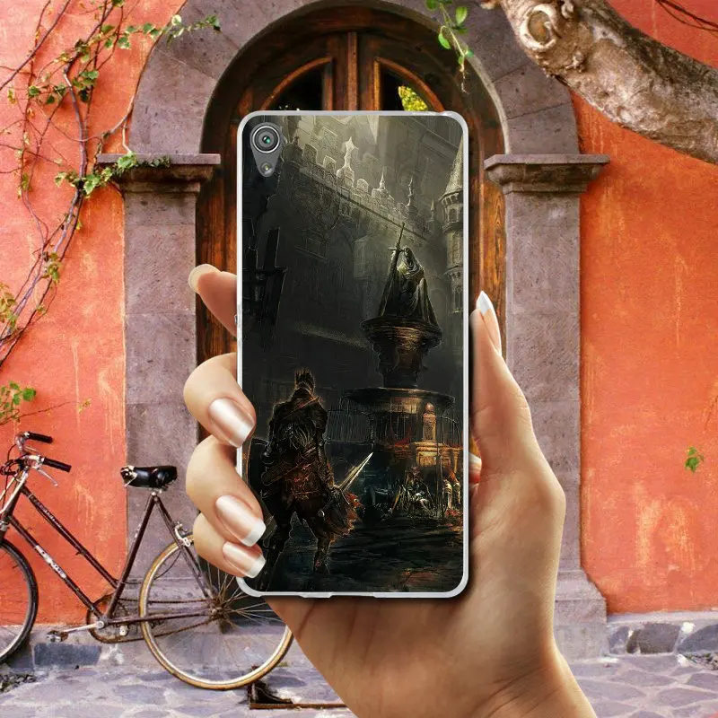 Мягкий ТПУ чехол для телефона Sony Xperia XA XZ Z Z1 Z2 Z3 Z4 Z5 Compact E3 E5 T3 M2 M4 M5 сумка Knight Souls Armor