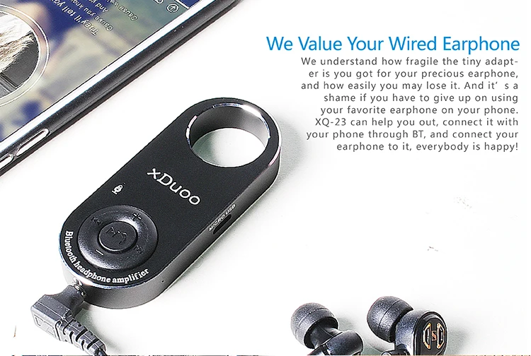 XDUOO XQ-23 Mini Bluetooth Портативный наушники AMP усилитель высокая производительность WM8955 ЦАП сделано для iPhone 3,5 мм(купон