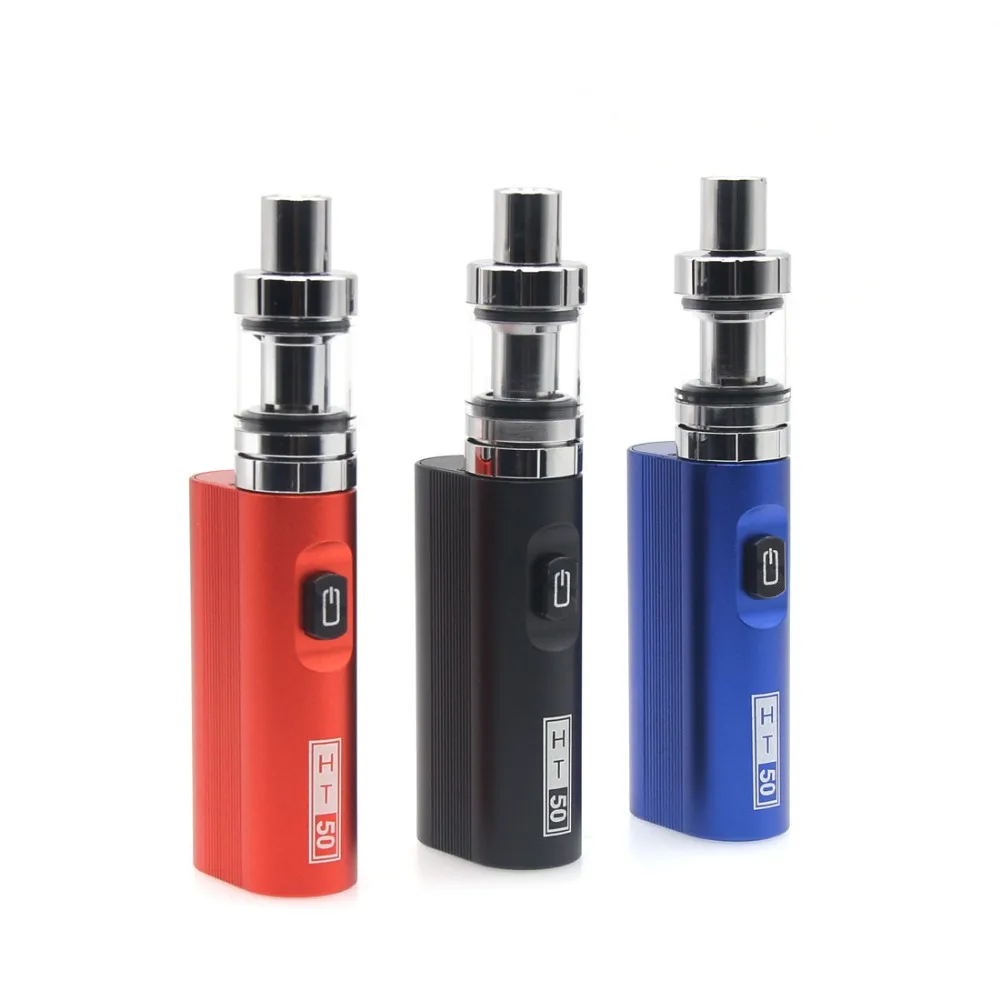 Обновление HT 50 электронная сигарета испаритель набор 2200 мАч Вт коробка мод 510