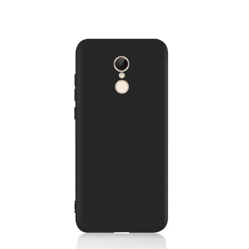 Black Роскошный Матовый Мягкий силиконовый чехол для Xiaomi Redmi Note 4X чехол для Xiaomi Redmi Note 4X Note4 4 глобальная версия чехол для телефона - Цвет: Black