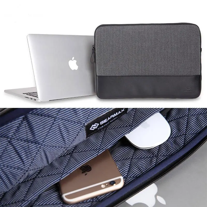 Чехол для ноутбука 2017 дюйма из шерсти и натуральной кожи| |