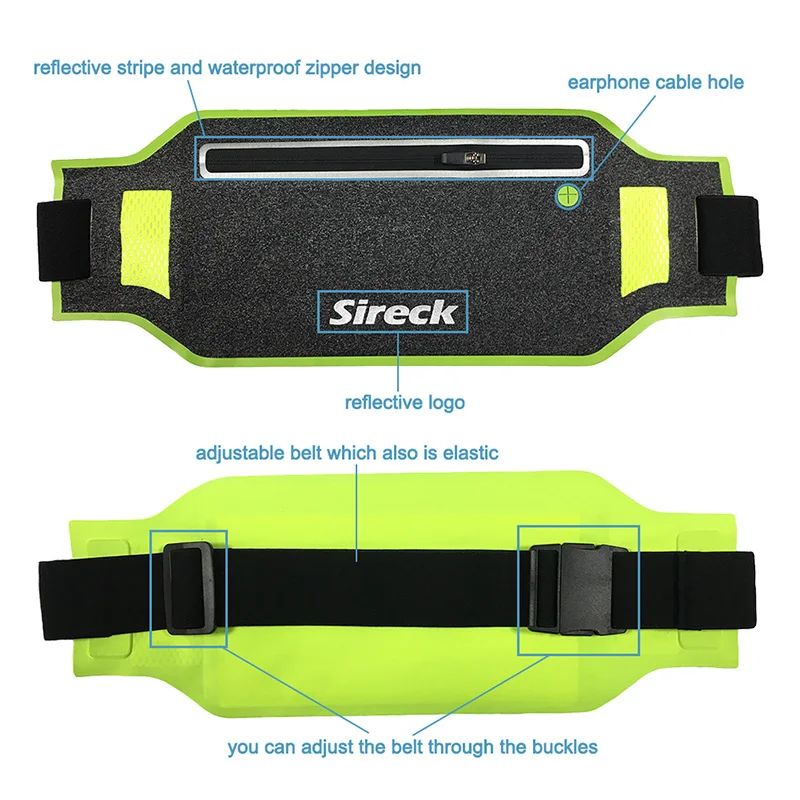 Мужские и женские сумки для бега Sireck Ультралегкая Водонепроницаемая