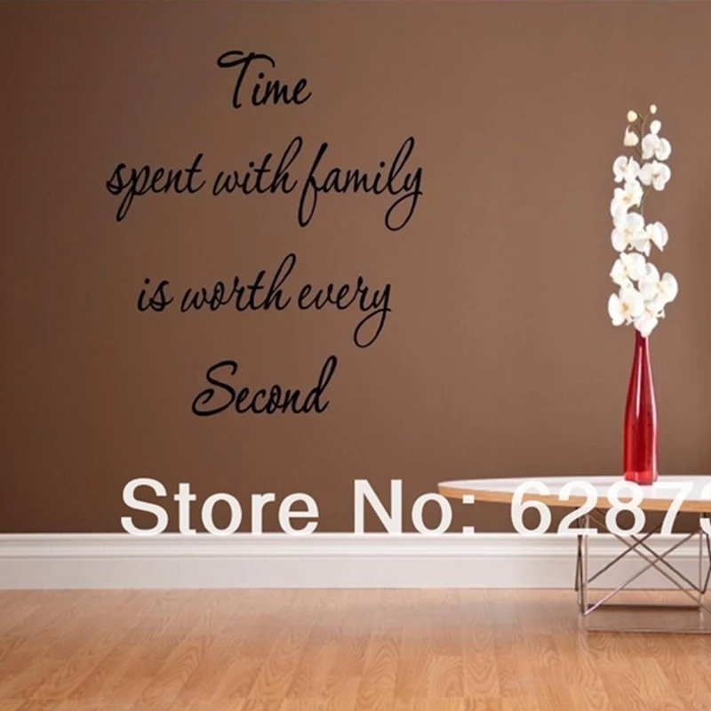 Настенный стикеры семейные-время проведенное с семейной стены искусства
