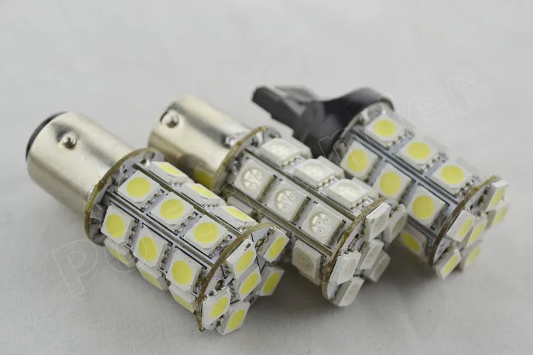 

new arrival 2 pieces 18 SMD LED 6.5W Lamp cars Bulb auto 12V parking 157 5050 BA15S BAU15S BAY15D Reverse car light