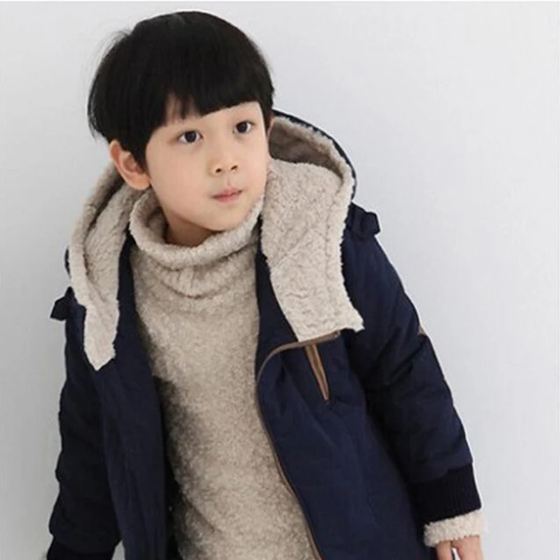 Лидер продаж зимняя верхняя одежда для мальчиков детские пальто с длинными
