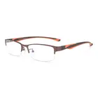 Мужские очки для чтения Reven Jate, несферические очки из титанового сплава с 12-слойным покрытием, очки для чтения от 0,5 до 4,00