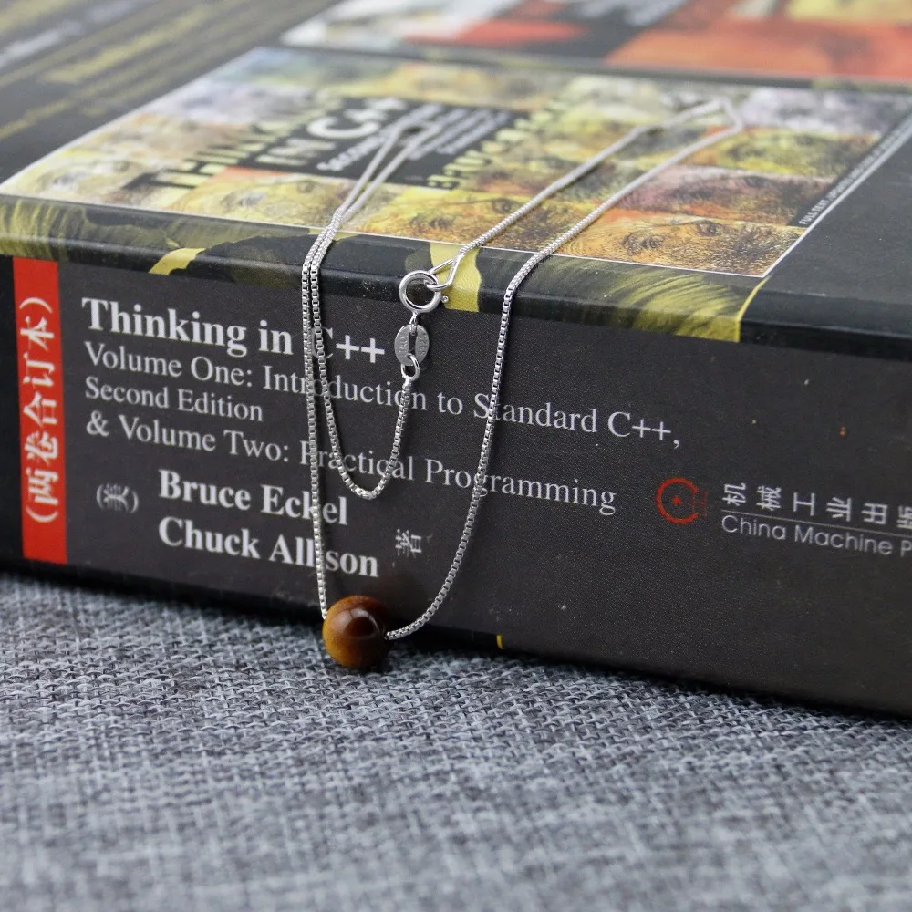 Ожерелья из натурального камня кварца тигровый глаз подвески ожерелье ювелирные