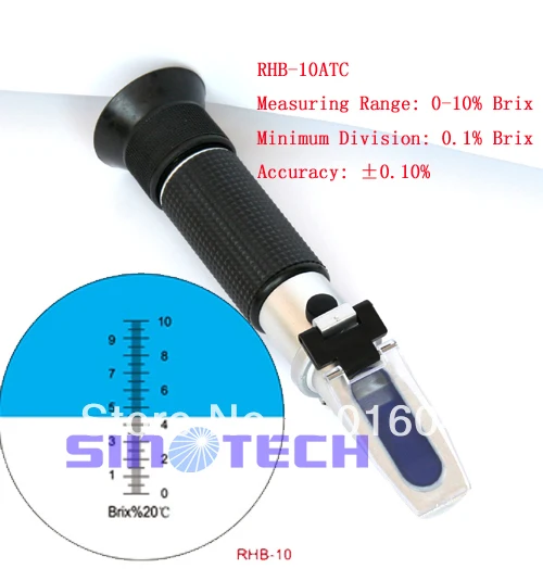 Ручные рефрактометры Брикса CE (0 10% Брикса) Брикса|refractometer alcohol|shipping glovesrefractometer brix |