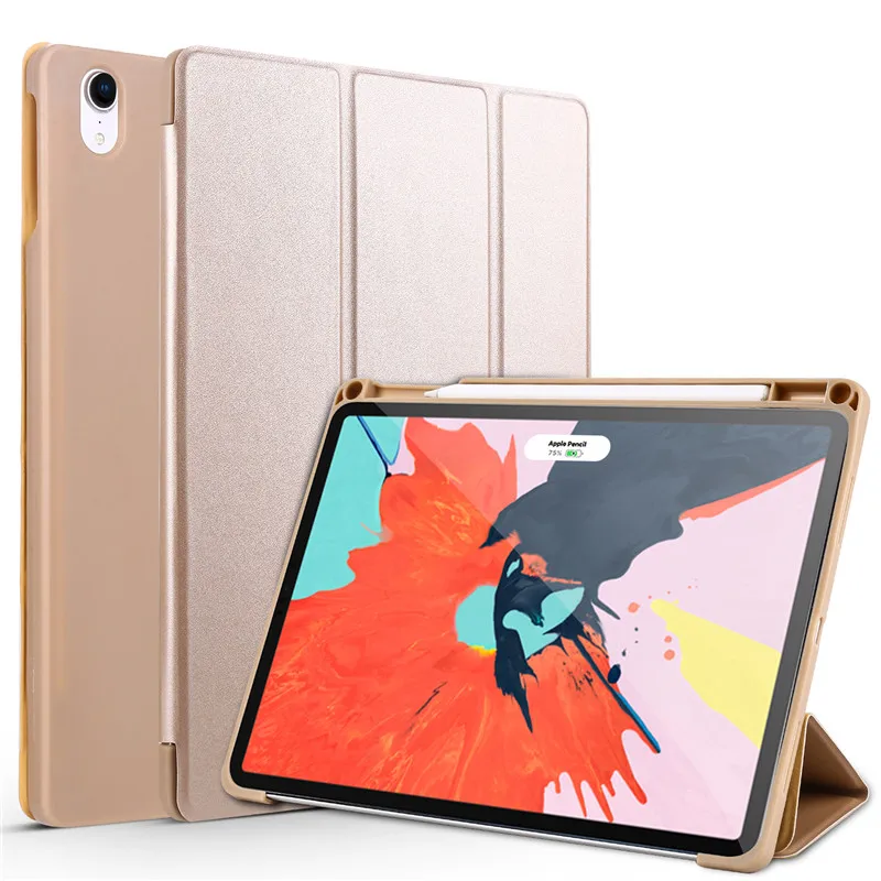 Магнитный смарт-чехол для iPad Pro 11 2018 чехол-подставка тройного сложения с