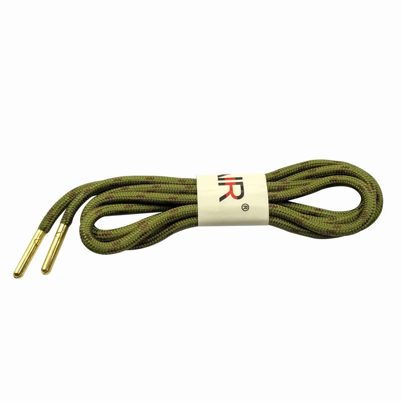 JUPHAIR спортивные круглые шнурки с металлической головкой, подходят для всех видов спорта, беговые кроссовки, шнурки для обуви, волнистые полосатые полиэфирные шнурки