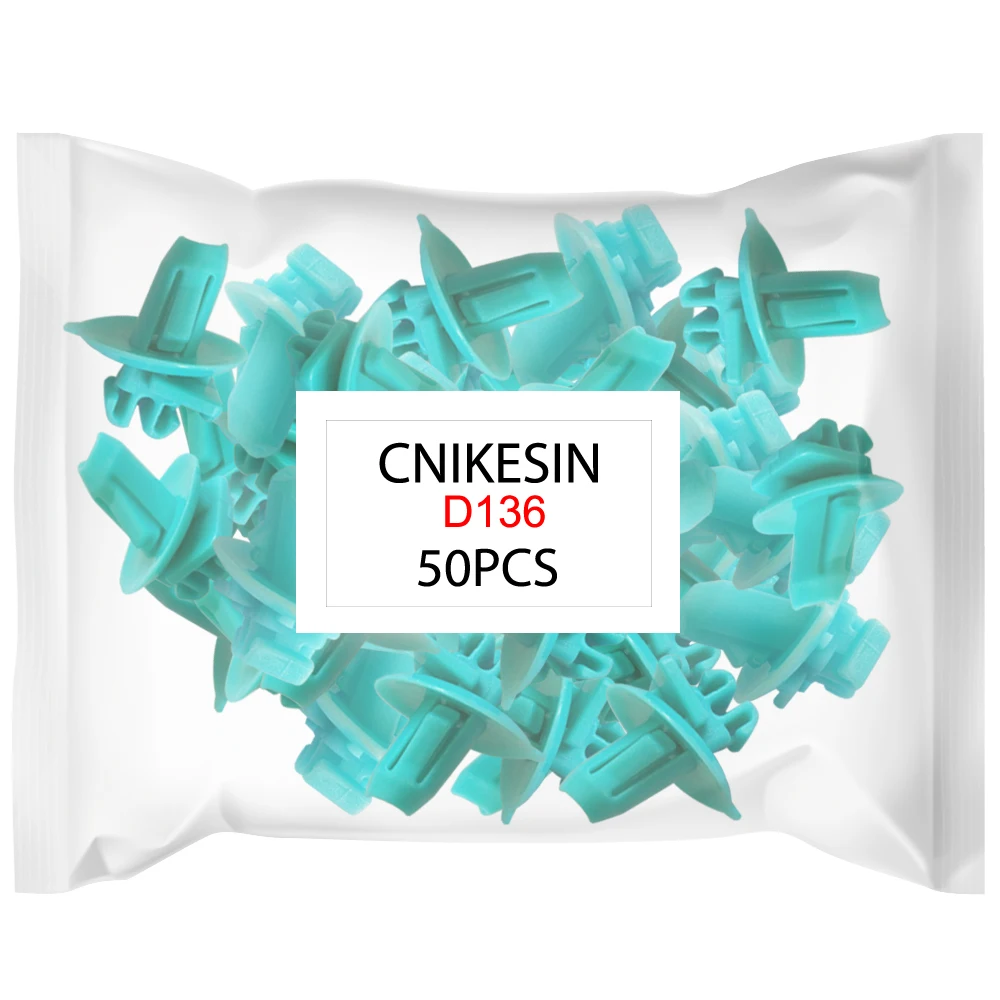 CNIKESIN 50 PCS D136 8 мм отверстие автомобиль нейлоновые зажимы крепления щит