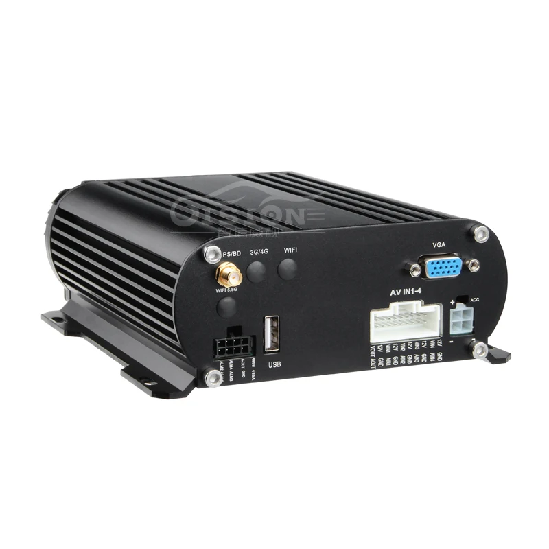 H.264 GPS жесткий диск Мобильный Dvr 12V оборудование для мониторинга I/O циклическая