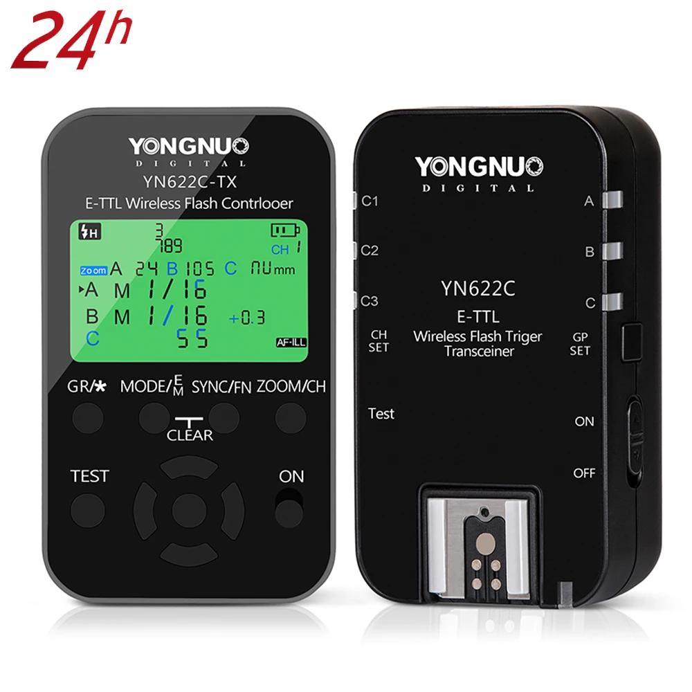 Беспроводная вспышка YONGNUO E-TTL триггер комплект YN622C-KIT контроллер передатчика