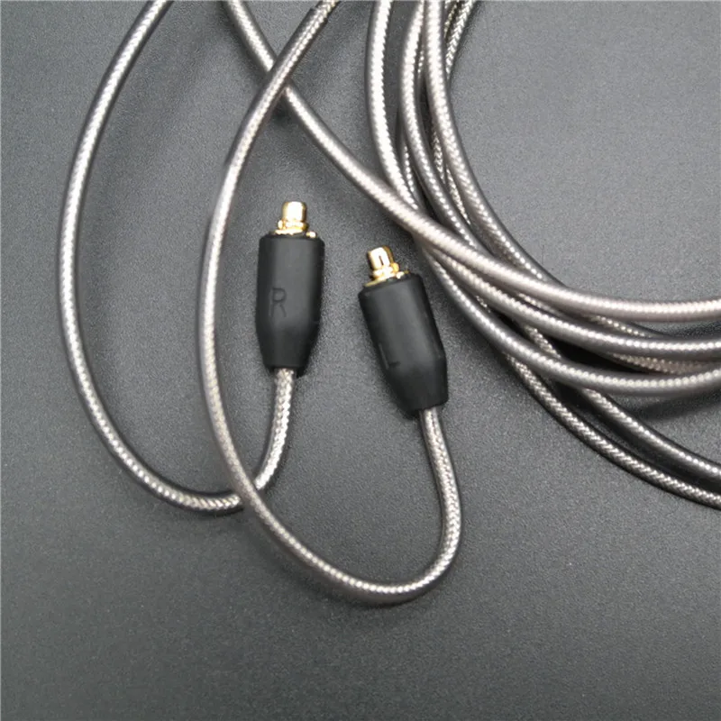DIY ie800 кабель для наушников одиночный кристаллический медный провод, 14 ядер X4 высококлассный кабель для наушников mmcx (art.: 7a4bc9cba) - 7a4bc9cba