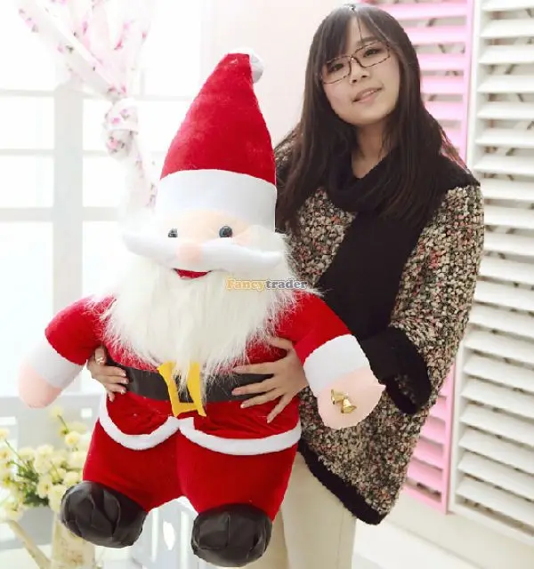 

Fancytrader 2015 New Arrival 59'' / 150cm Giant Stuffed Santa Claus Toy, Christmas Eve Gift Decoration, Free Shipping FT50023