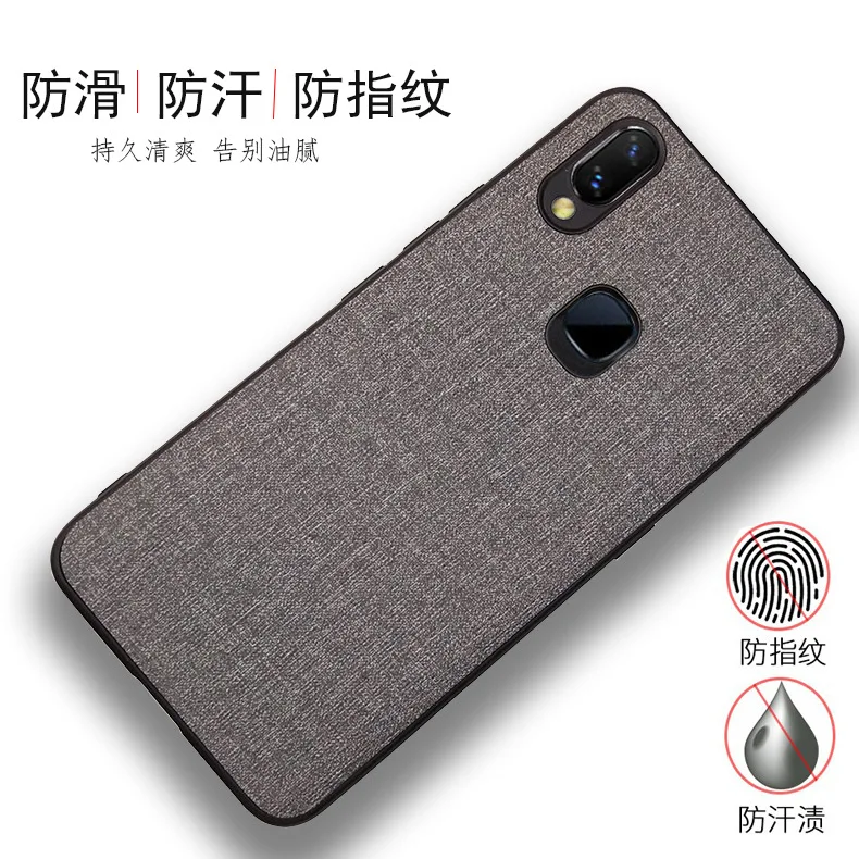 Чехол для Lenovo K5 Pro L38041 роскошный кожаный чехол с силиконовым краем тканевая