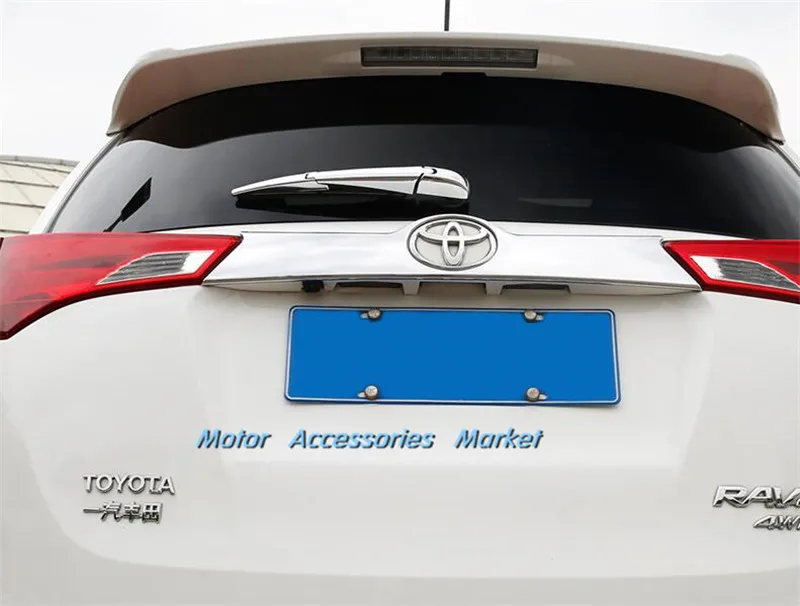 Новая хромированная крышка стеклоочистителя багажника для Toyota RAV4 2013 2014 2015 2016 2017