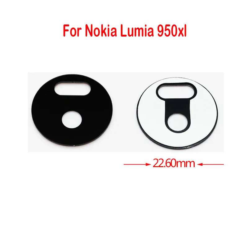 2 шт./партия, новинка, задняя камера, стеклянная крышка объектива для Nokia microsoft lumia 535 1520 925 950, с бесплатным клеем, Запасная часть