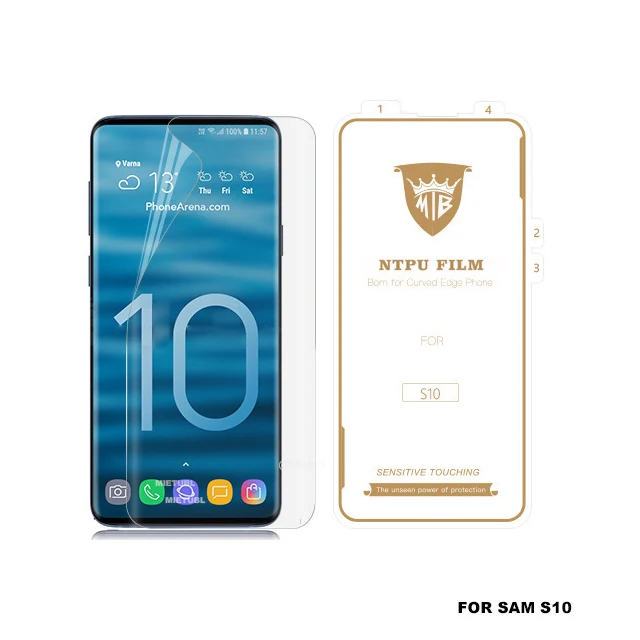 Не закаленное стекло мягкая Гидрогелевая пленка для samsung Galaxy Note 10 Plus S10 Plus Защитная пленка для экрана Note 10+ S10+ защитная пленка