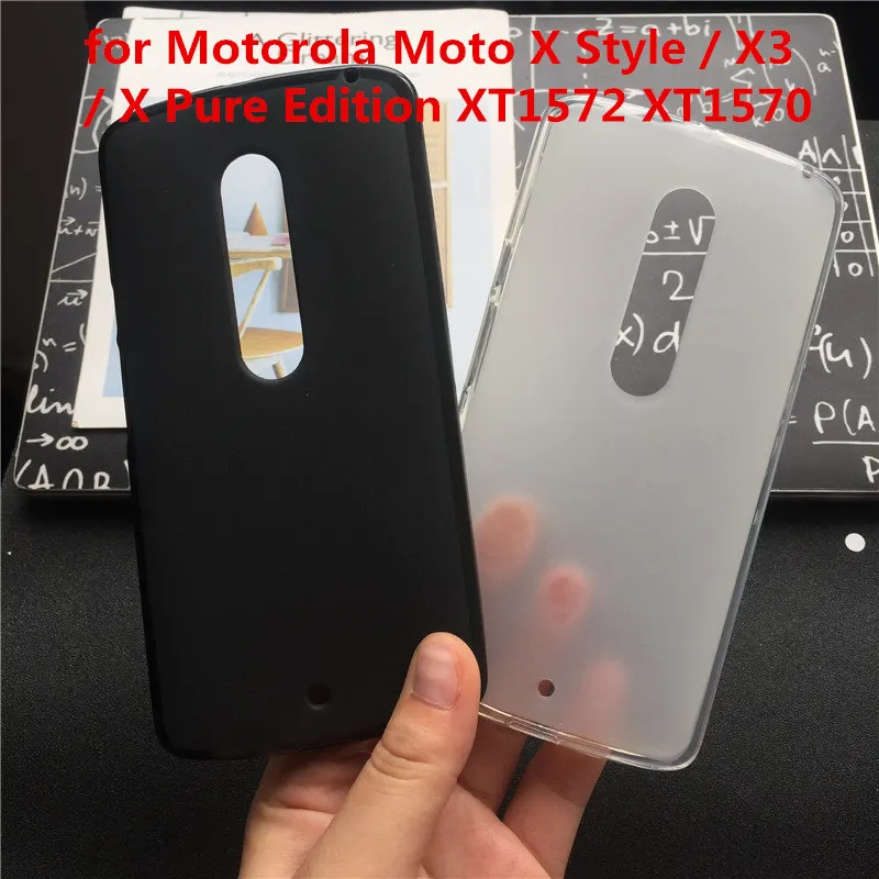 Чехол для Motorola Moto X Style / X3 Pure Edition XT1572 XT1570 мягкие силиконовые защитные