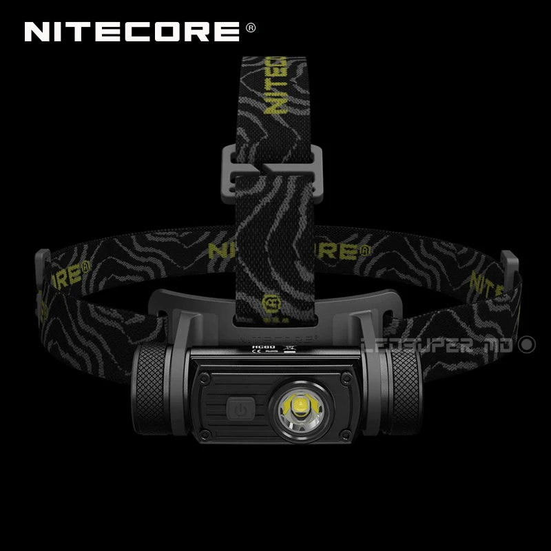 Лучшие продажи Nitecore HC60 1000 люмен CREE XM-L2 U2 светодиодный USB Перезаряжаемые фары с 3400 мА/ч, 18650 Батарея