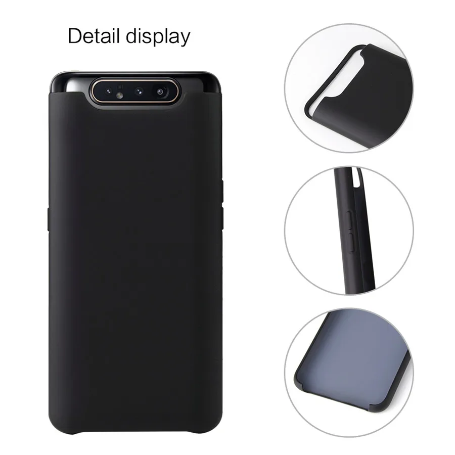 Модный однотонный Мягкий силиконовый чехол для телефона samsung Galaxy A80, антидетонационный защитный чехол для samsung a80 A 80