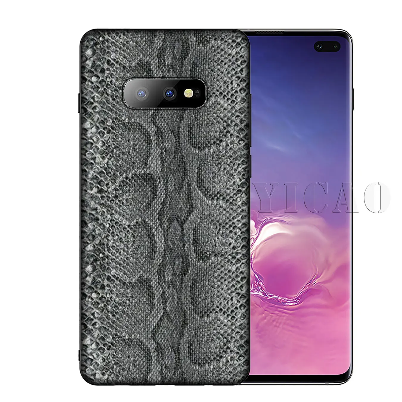 Snake Skin DIY Leopard Drawing Soft Silicone Phone Case for Samsung Galaxy S20 Ultra S10 Lite S9 S8 Plus S6 S7 Edge S10e |