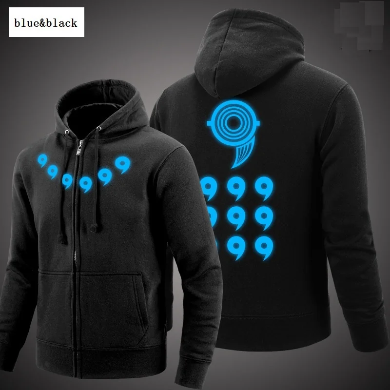 2018 new long-sleeved men's hoodies hot Naruto anime immortal pattern fashion style printing casual comfortable O-neck hoodie | Мужская