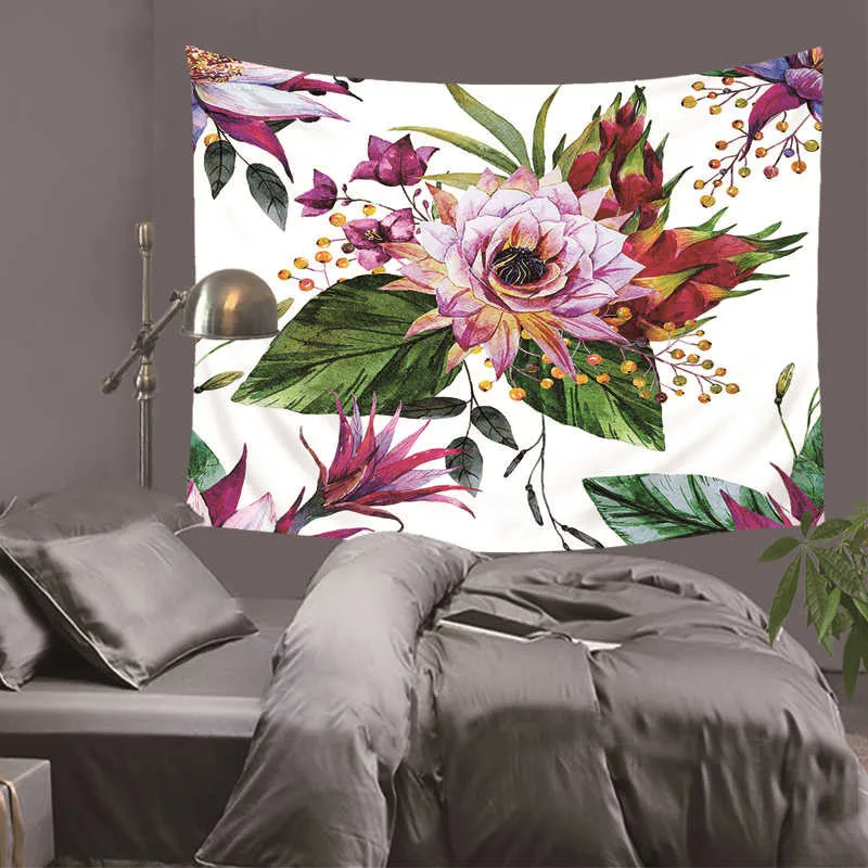 Flamingo Tapestry Wall Art Tapestries Tropical Home Decorative Door Curtain Living Room Bedspread Sheet Table Cloth DH0010 | Дом и сад
