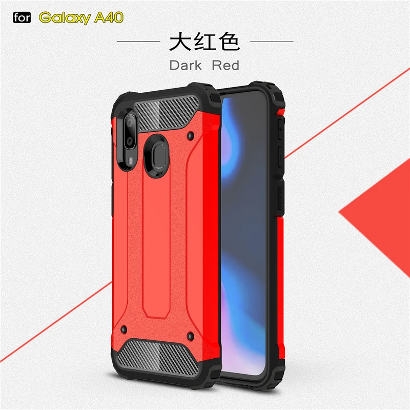 Чехол для Samsung Galaxy A40 силиконовый армированный жесткий чехол A405F | Мобильные