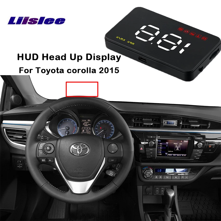Liislee для Toyota corolla 2015 Автомобильный дисплей проектор интеллектуальный HUD навигация