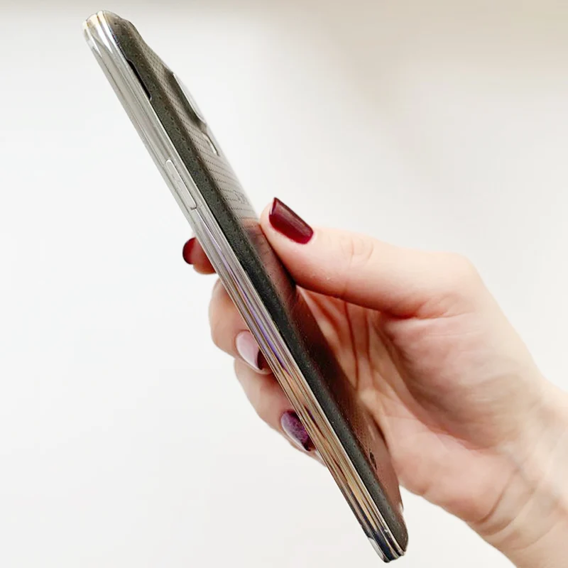 Высокое Качество Беспроводное зарядное устройство приемник с импортным IC для samsung Galaxy S5 I9600 Qi стандартный зарядный адаптер беспроводной приемник
