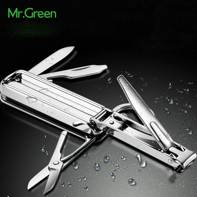 Многофункциональная машинка для стрижки ногтей MR.GREEN ремень из нержавеющей стали