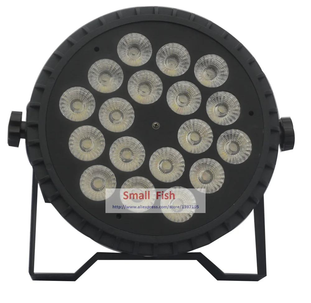 Eyourlife 2019 Led Par Светильник 180W литой алюминиевый чехол Flat 18x12W RGBW DMX лазерный