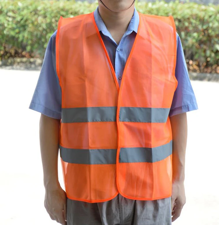 SPARDWEAR 100% полиэстер легкий тонкий сетчатый жилет безопасности светоотражающий